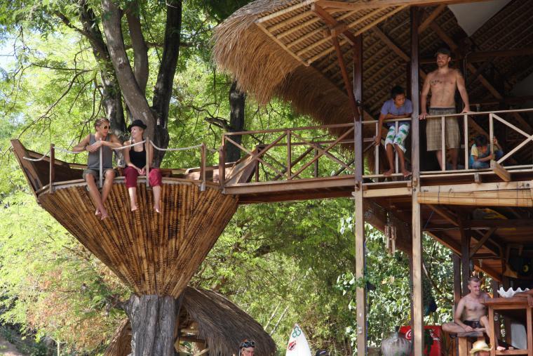 Hostel Surf Camp Lombok Kuta  Exterior foto